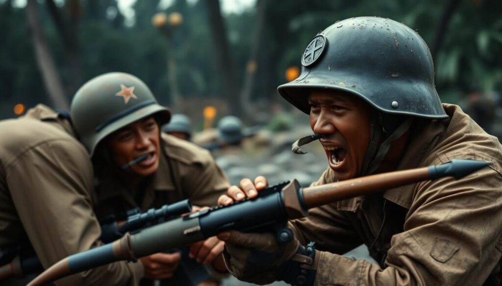 Imagem de uma cena impactante da Guerra do Vietnã