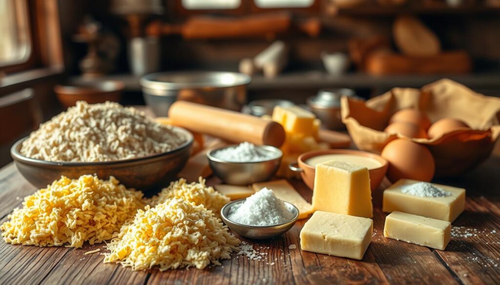 Ingredientes para Pão de Queijo