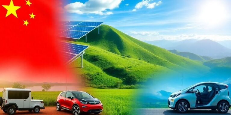 Painéis solares e veículos elétricos no Brasil.