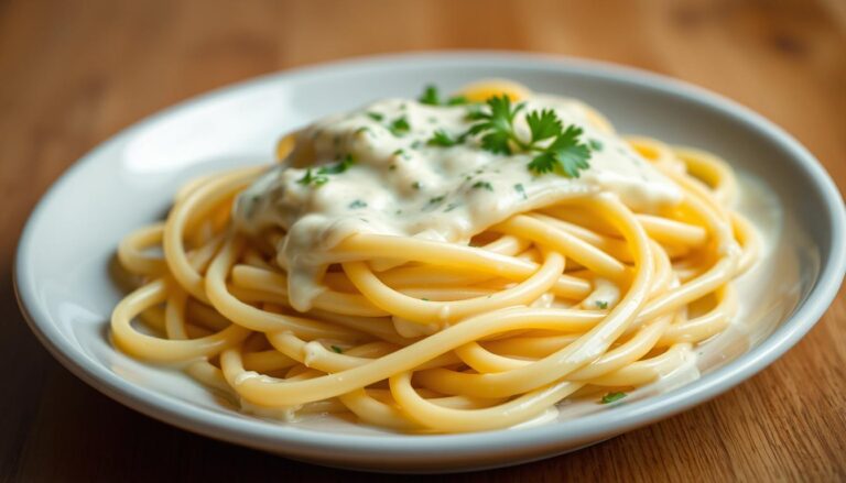 receita de macarrão com creme de leite simples​